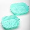 Buy cheap Air Fryer Silicone Pot Food Grade Safety Air Fryer Oven Accessories Square Easy To Clean Air Fryer Silicone Liner from wholesalers