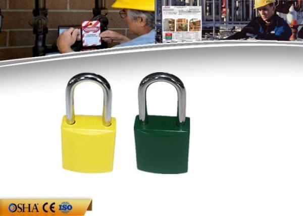 Buy cheap Colorful Aluminum Safety Lockout Padlocks Stable Paint Coating Surface from wholesalers