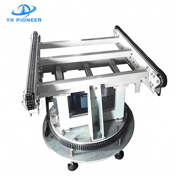 Buy cheap Alloy Steel Chain Industrial Pallet Turntable For High Capacity Pallet Transfers from wholesalers