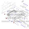 Buy cheap komatsu D155 D355 bulldozer oil cooler bracket 6127-61-2113 oil cooler element 600-651-1160 from wholesalers