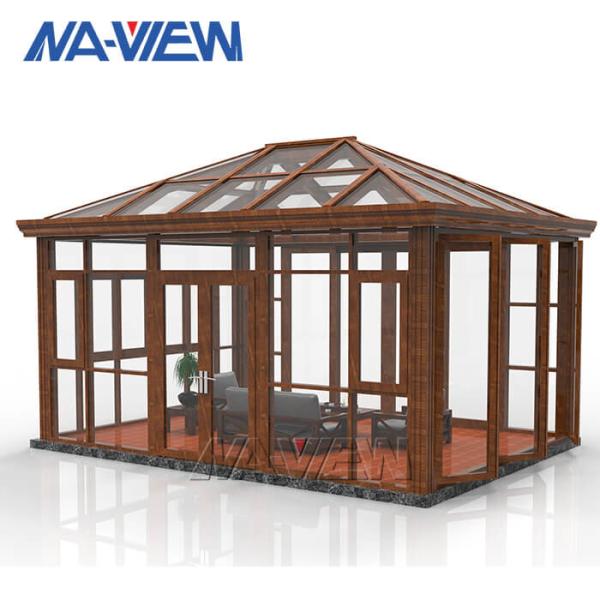 Buy cheap Aluminum Alloy Gable Roof Sunroom Solarium And Conservatory Glass Sunroom Extensions from wholesalers