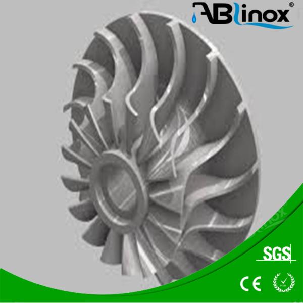 Buy cheap Lost Wax Steel Precision Investment Casting Thin Impeller Water Pump Parts from wholesalers