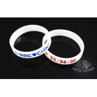 Buy cheap Multi Colored Custom Plastic Bracelets Embossed Silicone Wristbands For Events product