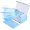 Buy cheap Dust Proof 3 Ply Blue Earloop Protective Mouth Mask Disposable from wholesalers