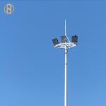 Q420 Steel Octadecagon High Mast Lamp Pole 20M 30M 35M 40M
