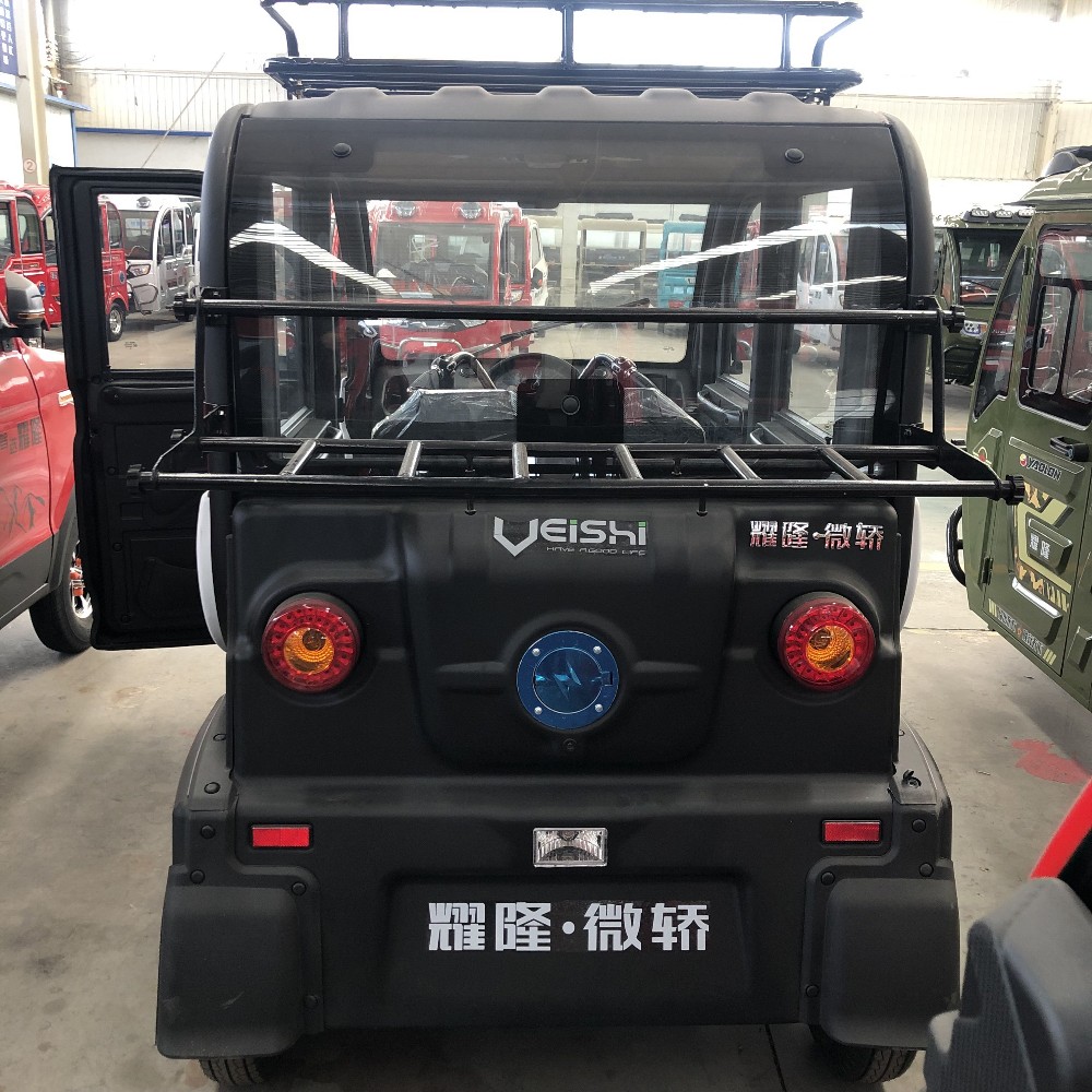 Three Wheeler 60V 0.38t Solar Powered Electric Vehicle