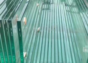 China Soundproof  2.7mm Pyrolytic Low E Tempered Glass Wall Panels on sale