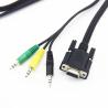 Buy cheap RS232 Serial DB15 D Sub 15 Cable 3*3.5MM VGA Male To Male Cable from wholesalers
