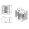 Buy cheap Pedestrian Entry Exit RS485 Full Height Security Turnstile from wholesalers
