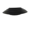 Buy cheap Camping Matte Black Melamine Salad Plate 14'' Non Toxic Round from wholesalers