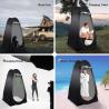 Buy cheap 47.2*47.2*74.8Inch Black Silver Coated Polyester Pop Up Privacy Tent With UV Protection For Camping Beach Events from wholesalers