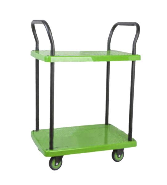 1000mm High No Guardrail Double Handrail multi tier kitchen trolley SIlENT TPR