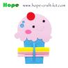 Buy cheap kids children felt non-woven knitted work creative diy crafts kits kids hand craft knitting weaving DIY felt material from wholesalers