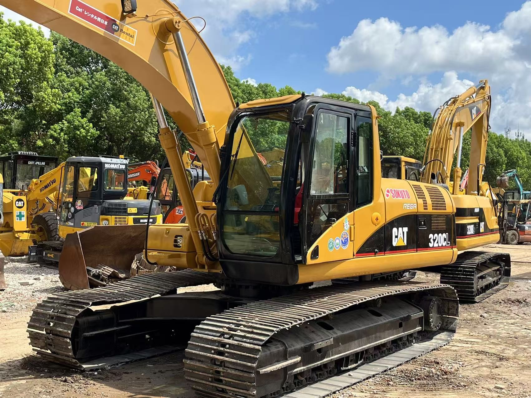 20 Ton Used Cat Excavator For Caterpillar CAT320C CAT320CL CAT320