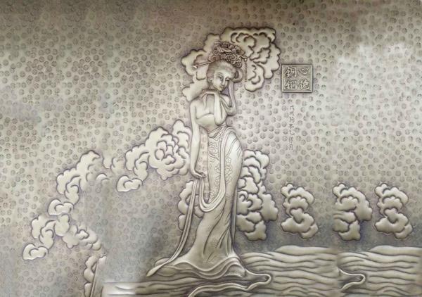 Buy cheap Fairy Bronze Relief Sculpture Ancient Style Metal Wall Art Corrosion Stability from wholesalers
