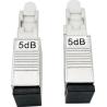 Buy cheap Inline ISO14001 SC UPC 55dB Fiber Optic Attenuator from wholesalers