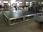 6082-T6 Aluminum Assemble Plywood Stage / 1.22 X 2.44m Outdoor Event Portable