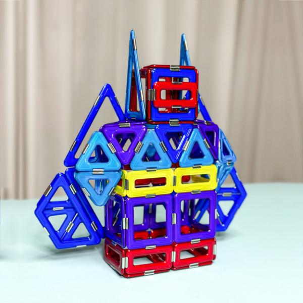 Buy cheap Kids Magnetic Building Blocks Puzzle Toy Future Technology Mecha Batman Shapes from wholesalers