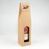 Buy cheap 2 Bottle Wine Box Cardboard Corrugated Kraft Paper Packaging Durable from wholesalers