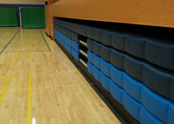 Buy cheap Recessed Modular Grandstands Seats Anti Slip Plywood With Removable End Rails from wholesalers