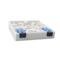 Buy cheap FTTH Indoor 86 Type 2 core splice box Fiber Optic Termination Box Fiber Socket product