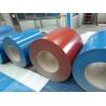 Buy cheap Prepainted Red / Blue Color Coated Steel Coil Q195 / Q235 Material For Advertising from wholesalers