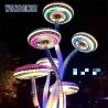 Buy cheap Lighting Abstract Metal Garden Plant Sculptures 3D+2D Design from wholesalers