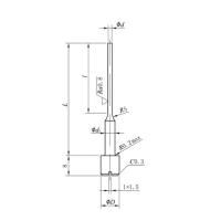 Buy cheap ISO9001 Approved Carbide Straight Ejector Pins High Wear Resistance product