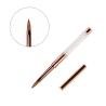 Buy cheap Aluminum tube Size 8 Kolinksy Nail Brush Rose Gold OEM Crystal Nail Pen Brush from wholesalers