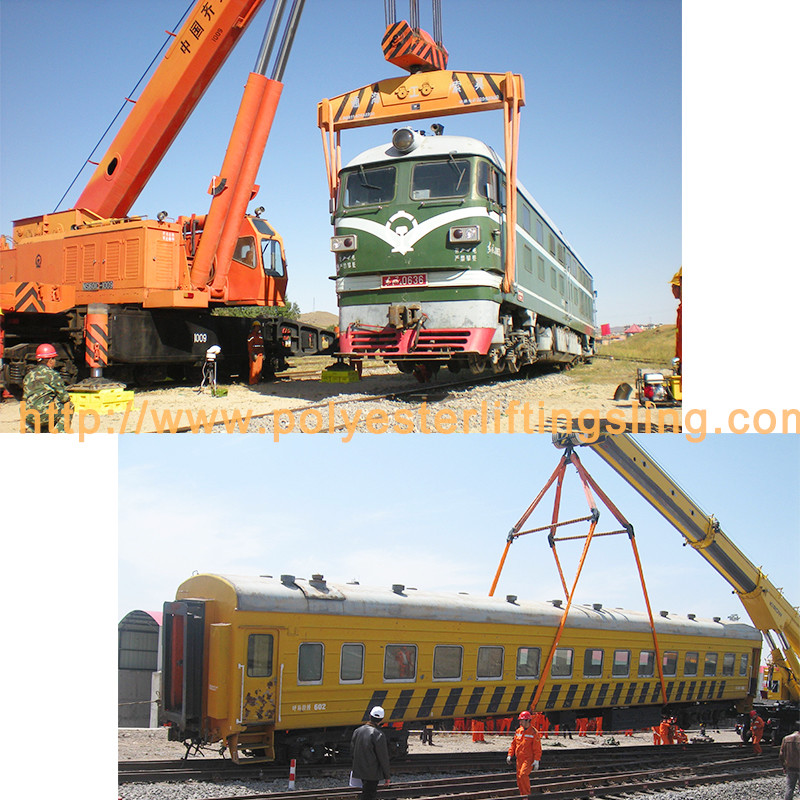 Endless Polyester Round Lifting Sling WLL 10T EN1492-2 Customized Length