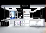 Brand Cosmetic Store Furniture / Cosmetics Shop Fittings Kiosk Any Color