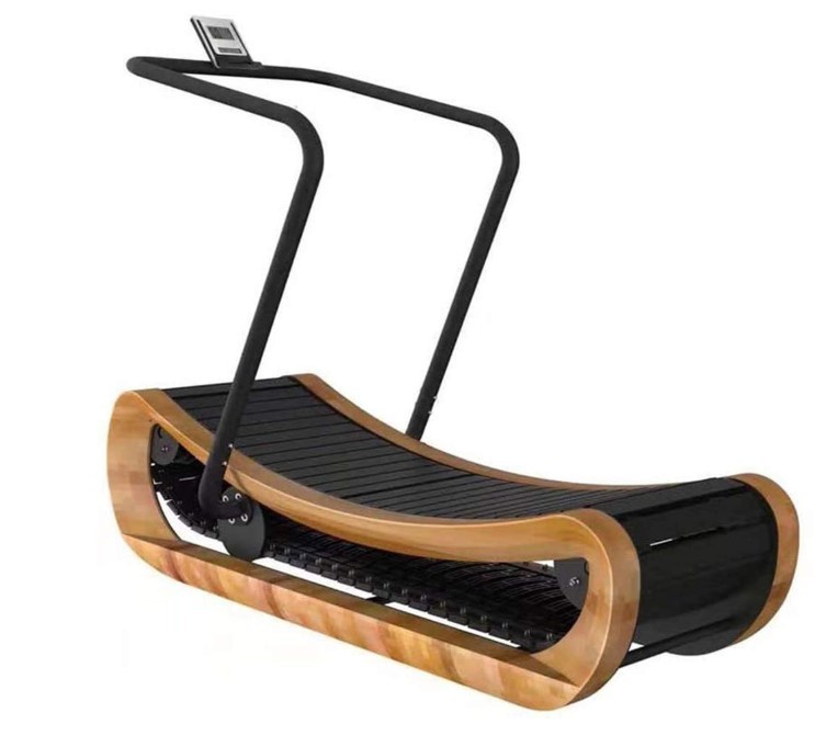 Non-Motorized Walking Air Runner Curved Surface Manual Home Running Equipment Treadmill Machine Wooden Curved Treadmill