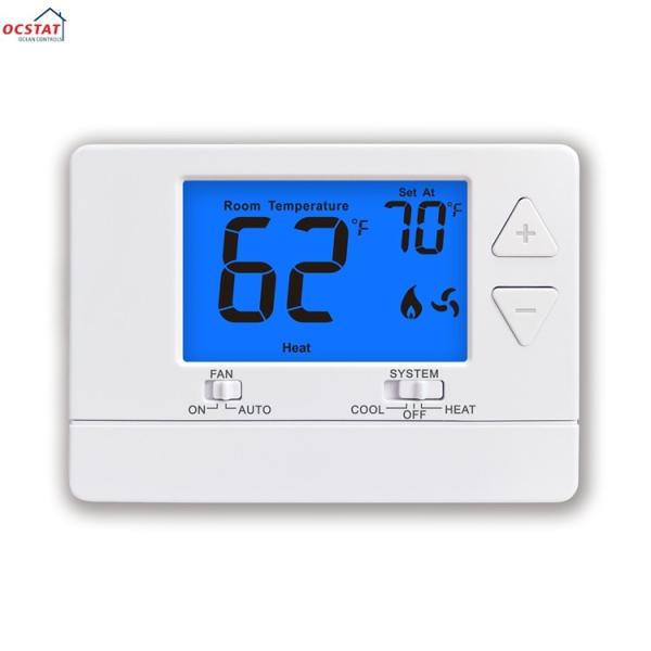 Buy cheap Riseem ABS LCD Display Air Conditioner Thermostat for HVAC Room 24V 60Hz from wholesalers