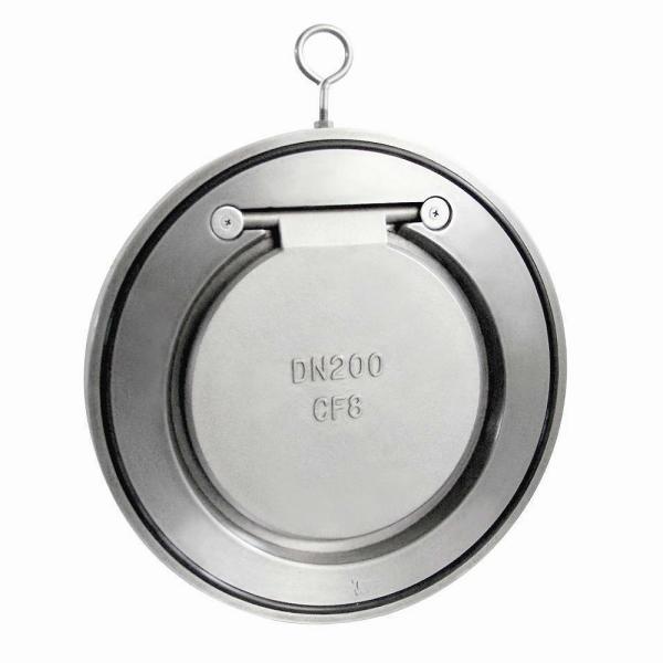Buy cheap Stainless Carbon Steel cf8 cf8m wcb EPDM NBR Viton Lined Single leaf thin disc Flapper Swing Check Valve Price from wholesalers