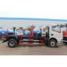 Buy cheap Roll Off Container Waste Removal Trucks 6 Tons Dongfeng Carbon Steel Q235B Material from wholesalers