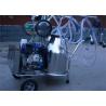 Buy cheap Diesel Engine Double Bucket Cow Milking Machine With Electric Motor / Pulsator from wholesalers