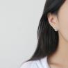 Buy cheap Lanciashow 925 Sterling Silver Studs Earrings Irregular Fine Jewellery from wholesalers