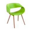 Buy cheap Modern leisure dessert shop dining chair business negotiation clear bar chair high stool coffee shop Nordic simple chair from wholesalers