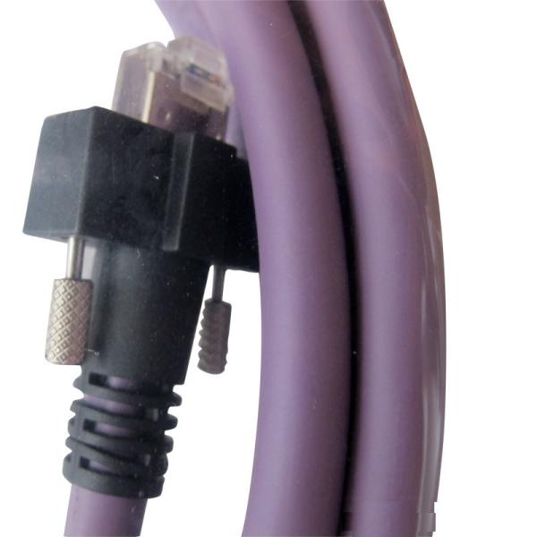 Buy cheap Screw Lock 16.4ft Machine Vision Cables , Ultra Flex Chain Gige Camera Cable For AOI Equipment from wholesalers