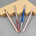 Delicate Triangle Eyebrow Pencil 146mm 7mm ABS Double Head Eye Makeup Container