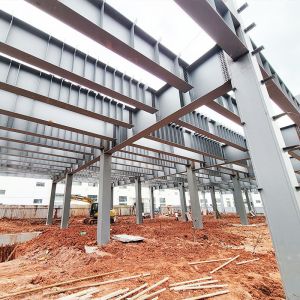 Buy cheap Light Steel Q345 Q235 Prefabricated Steel Structure Metal Warehouse with Easy Installation and Aluminum Alloy Window from wholesalers