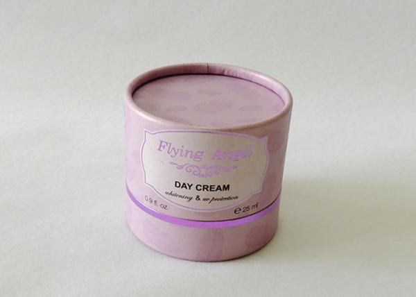 Buy cheap OEM Embossing Paper Tube Packaging For Cosmetic / Skincare / Candle Packaging from wholesalers