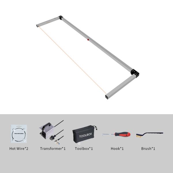 Buy cheap Aluminum Alloy Bow Type Heated Wire Foam Cutter 200W from wholesalers