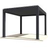 Buy cheap Aluminium Alloy Louver Turning Pavilion Outdoor Courtyard Villa Garden Windproof Roller Curtain Electric Aluminum Alloy Pavilion from wholesalers