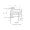 Buy cheap 1/3" 2.9mm F2.4 3Megapixel M8/M7 mount 140degree Wide Angle Lens for OV4689/AR0330 from wholesalers