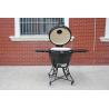 Buy cheap 56cm SGS Black 22 Inch Kamado Grill Glazed Treatment Surface from wholesalers