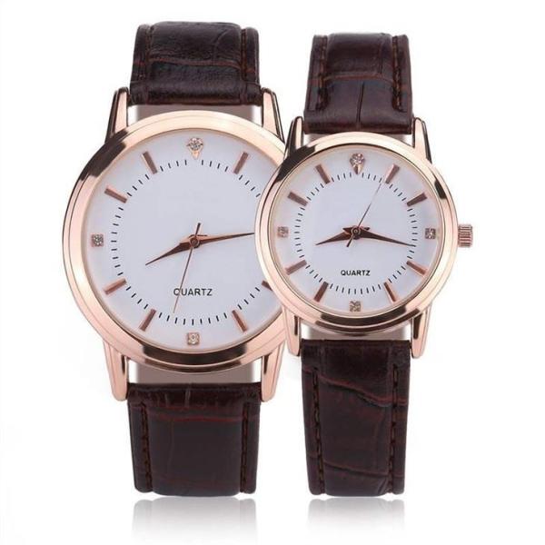 Buy cheap Diamond Bracelet Couple Quartz Watch Alloy Leather For Ladies Needle Buckle from wholesalers