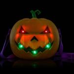 Custom 3D Voice-activated Pumpkin Shape Luminous Popcorn OEM Cute Food Container