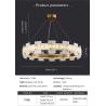 Buy cheap Led Creative Chandelier For Living Room White Ring Marble Chandelier(WH-MI-318) from wholesalers