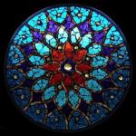 CE Interior Ceiling Stained Glass Skylight Digital Printed Antique Cathedral